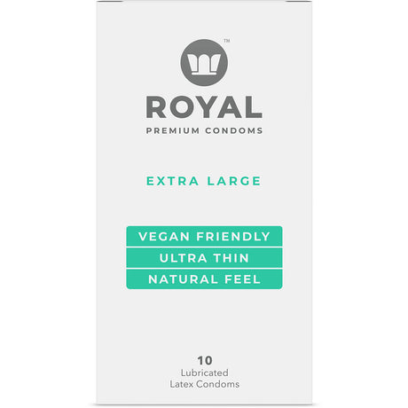 Royal Intimacy XL Vegan Condoms 10pk