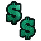 Pastease Glitter Green Dollar Signs