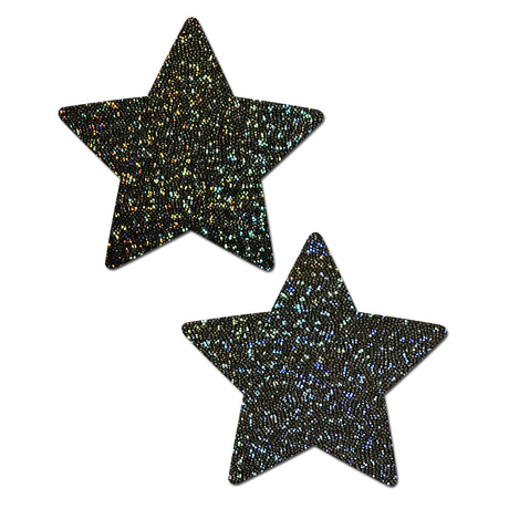 Pastease Stars Black Glitter