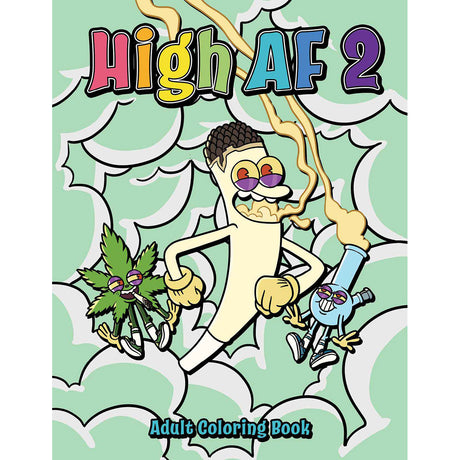 Wood Rocket High AF 2 Coloring Book