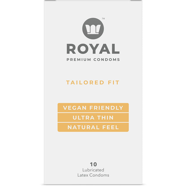 Royal Intimacy Tailored Fit Vegan Condoms 10pk