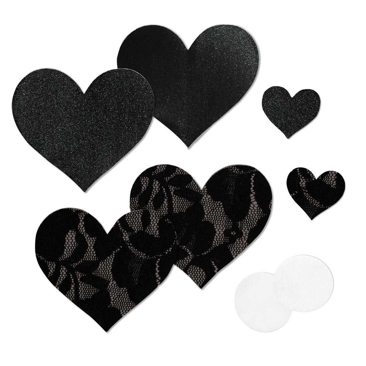 Nippies Basics Black Hearts