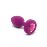 B-Vibe Vibrating Jewel Plug Small/Medium