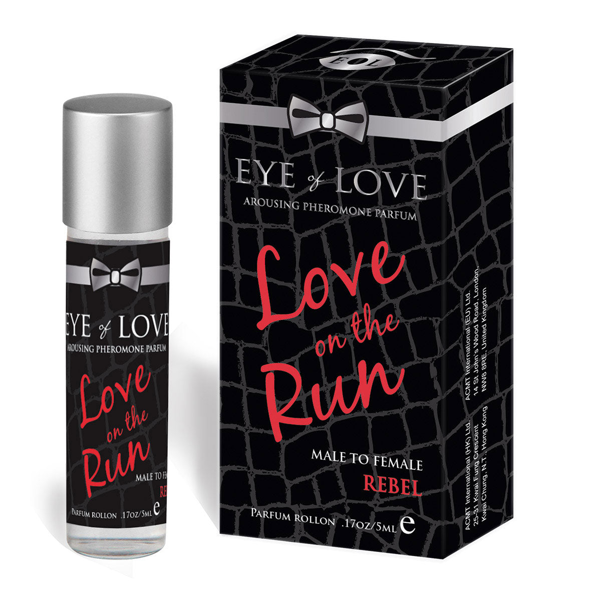 Eye of Love - Love on the Run Mini Pheromone Parfum 5ml - Rebel (M to F)