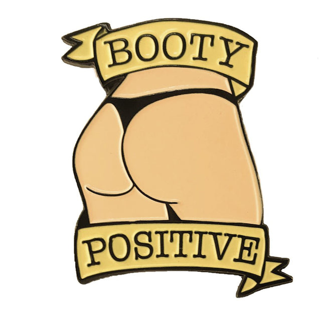 Geeky & Kinky Booty Positive Vanilla Light Pin