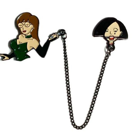 Geeky & Kinky Mistress D & Sub J Duo Pin