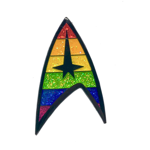 Geeky & Kinky Pride TREK Pin