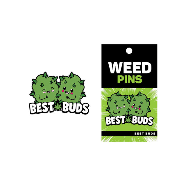 Wood Rocket Best Buds Pin