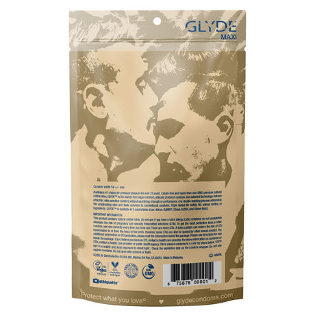 Glyde Maxi Condoms 12pk