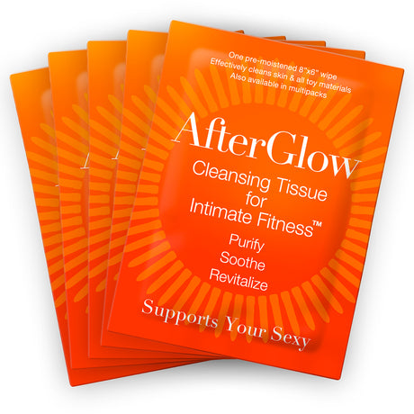 Afterglow Cleansing Tissues for Intimate Fitness