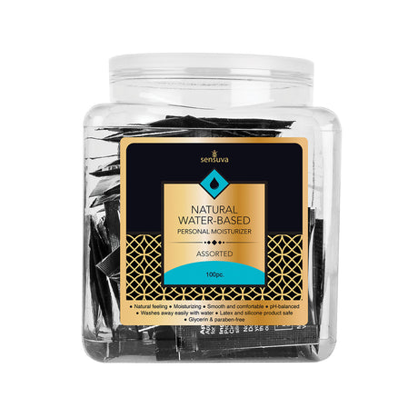 Sensuva Natural Water Based Personal Moisturizer 100pc