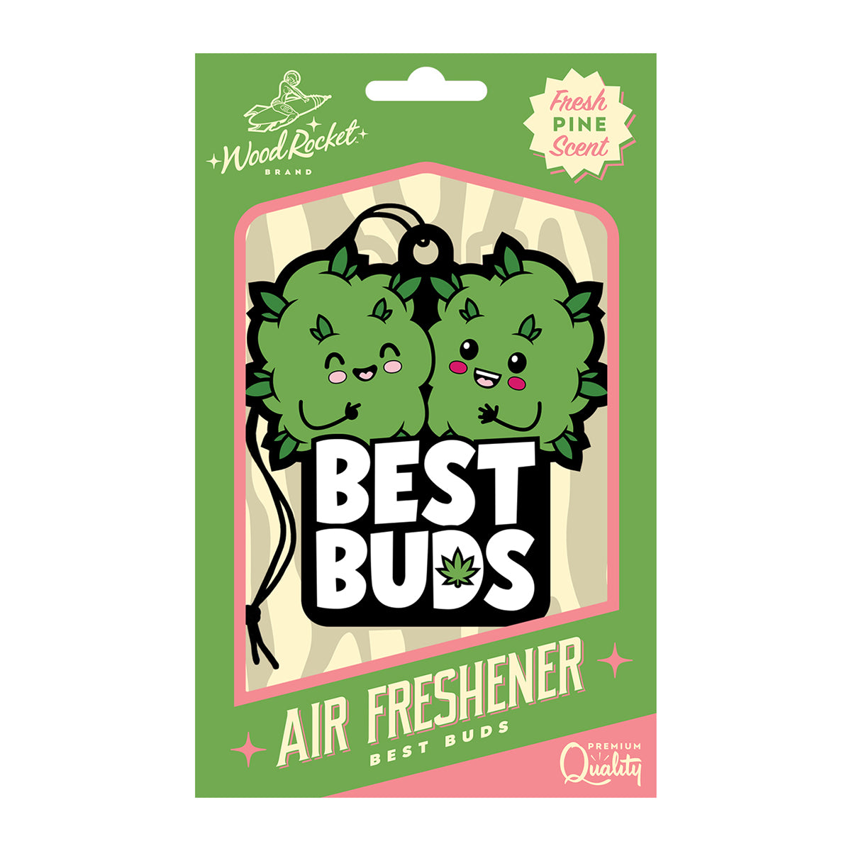 Wood Rocket Air Freshener Best Buds