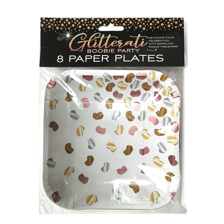 Glitterati Boobie Plates 8pk