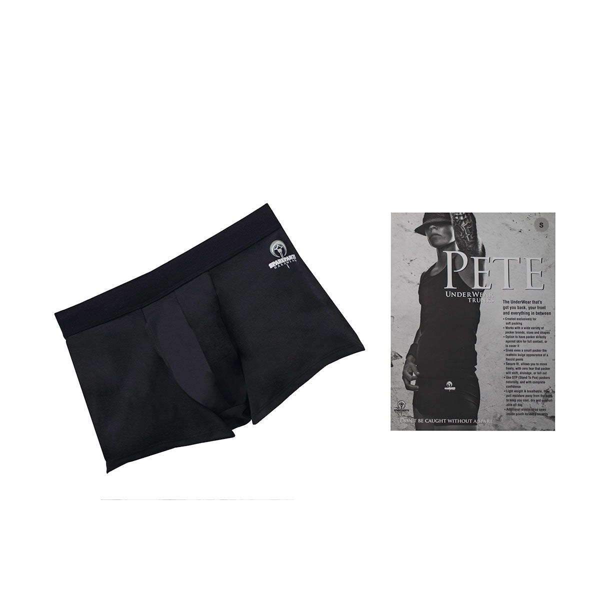 SpareParts Pete Trunks Black XL