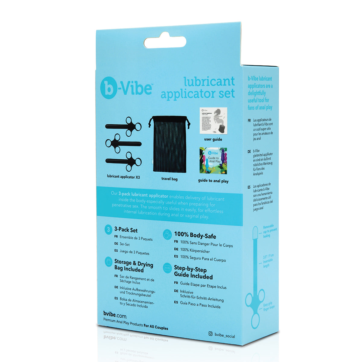 B-Vibe Lubricant Applicator 3pc Set