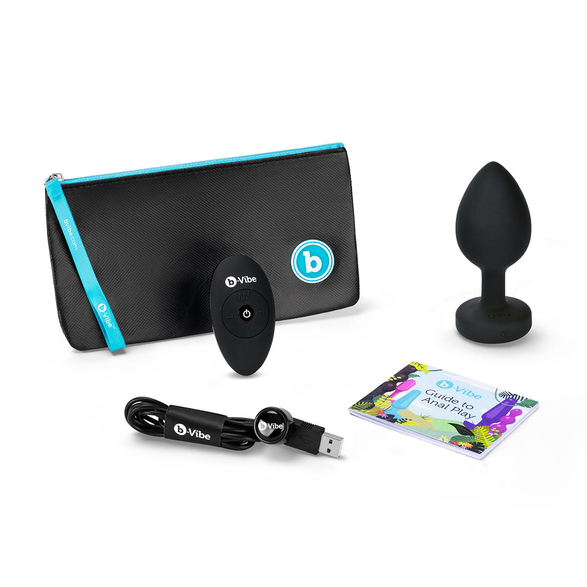 B-Vibe Vibrating Jewel Plug 2XL