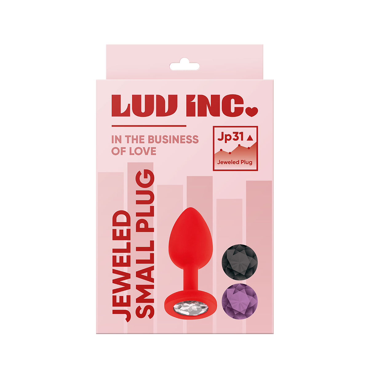 Luv Inc Jeweled Plug Small