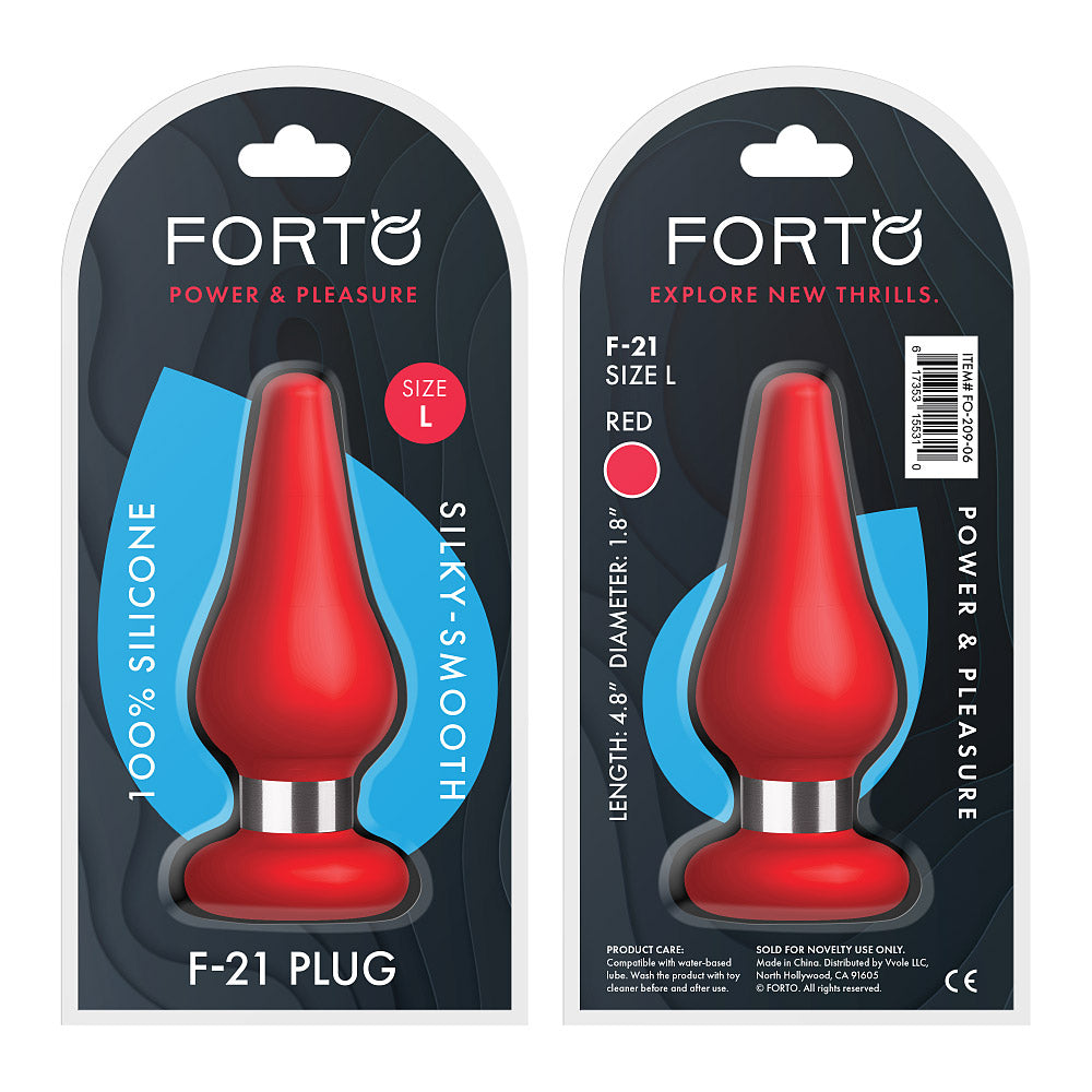 FORTO F-21 TearDrop Red Large