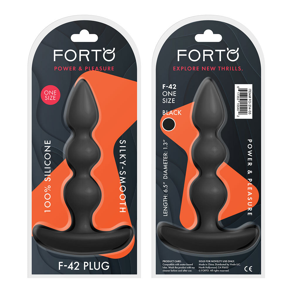 FORTO F-42 Spiral Beads Black