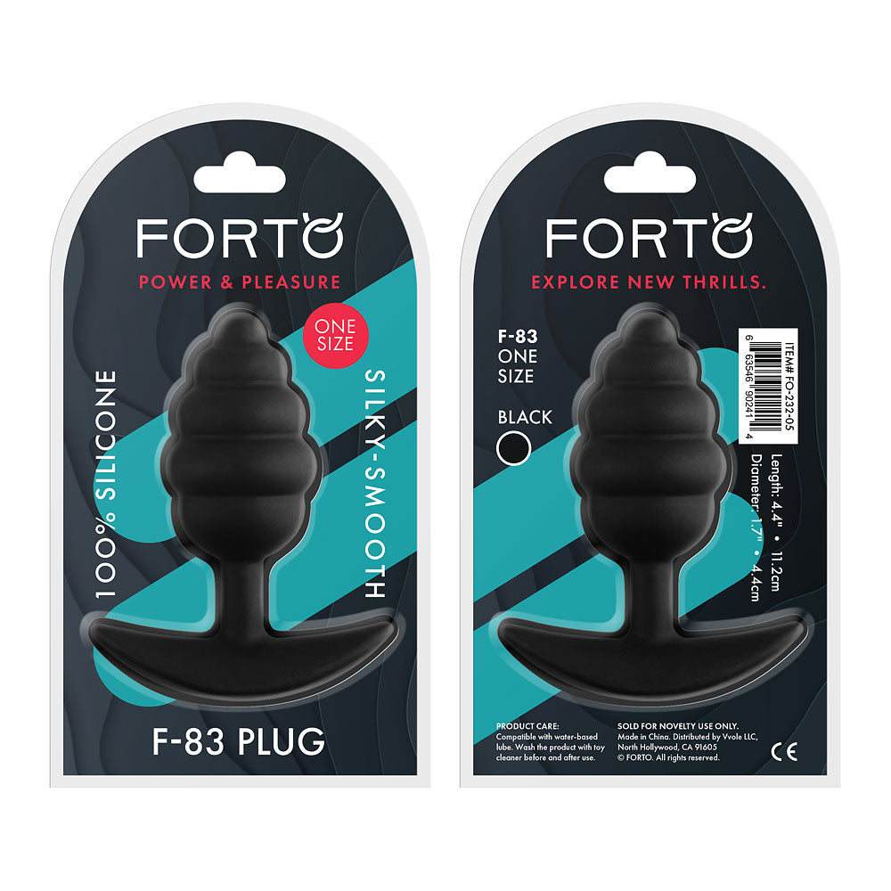 FORTO F-83 Spir Plug Black