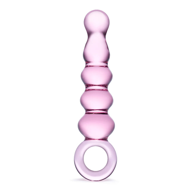 GLAS Quintessence Beaded Anal Slider 7.5"