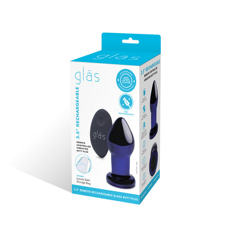 GLAS Rechargeable Butt Plug 3.5"