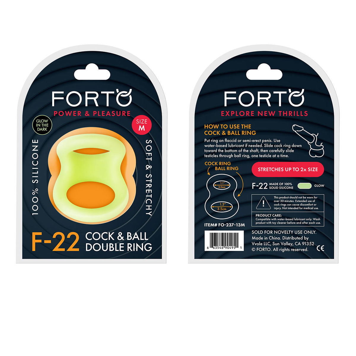 FORTO F-22 53/55mm D-Ring