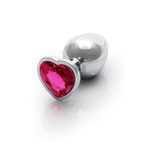 Shots Ouch! Heart Gem Butt Plug Medium