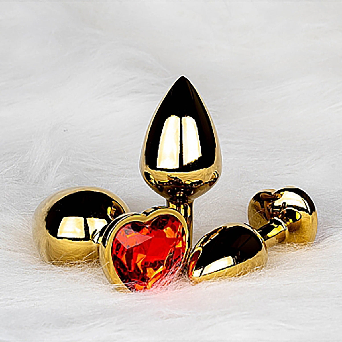 Shots Ouch! Heart Gem Butt Plug Small