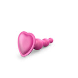 Strap-On-Me Beads Plug Dil Metallic Raspberry